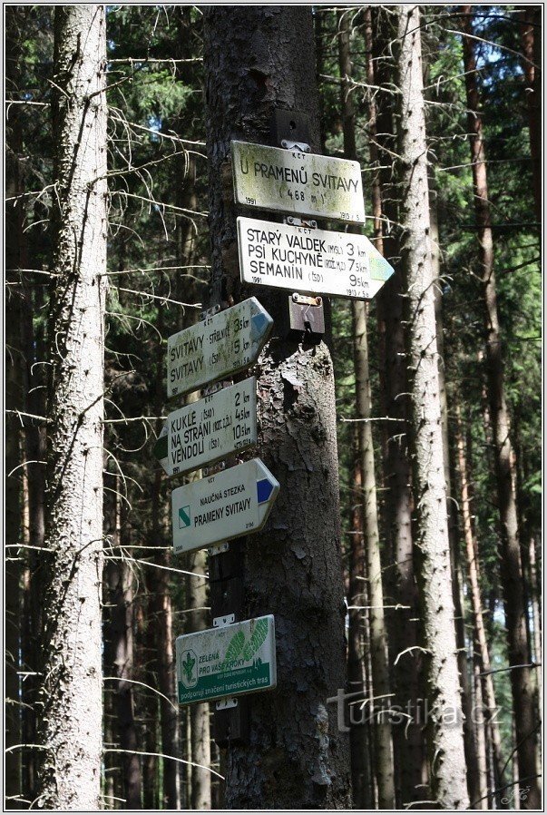 Rozcestí Prameny Svitavy