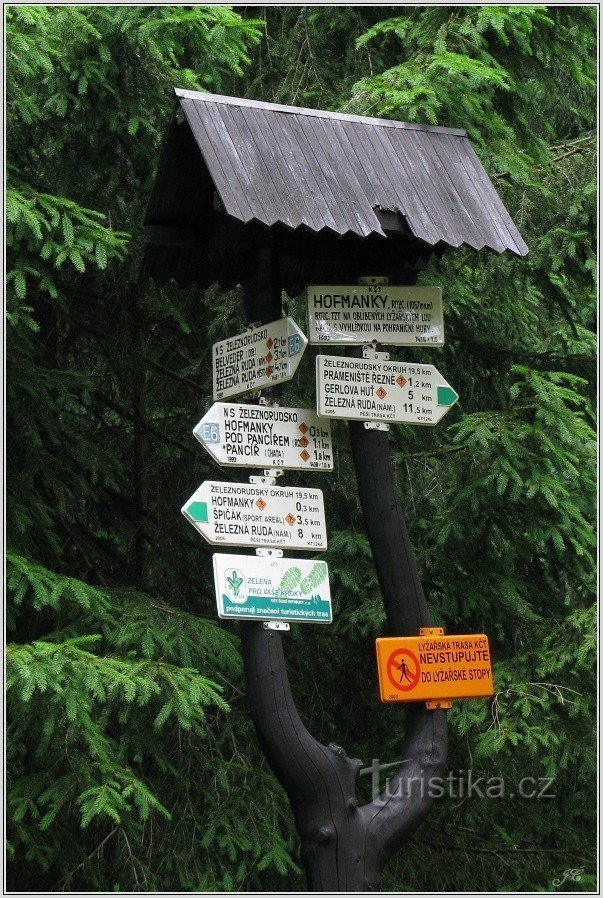 Rozcestník Hofmanky