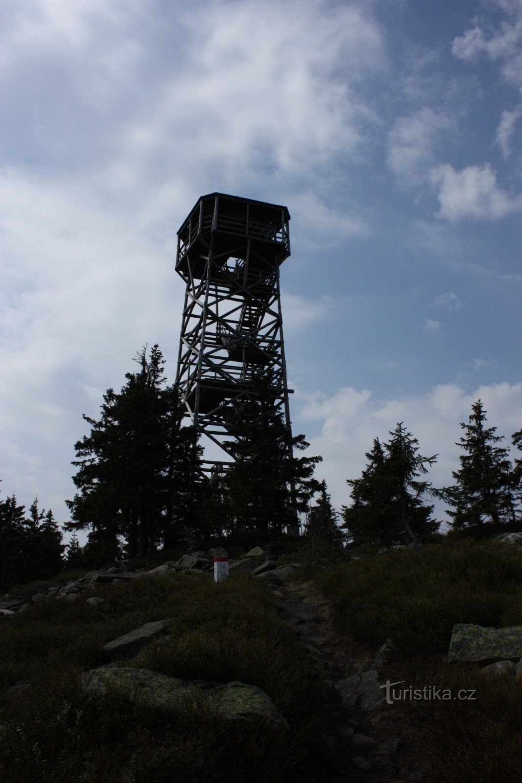 Rozhledna Klepáč  v masivu Kralického Sněžníku
