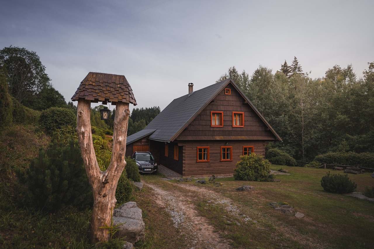 Severní pohled na Roubenku