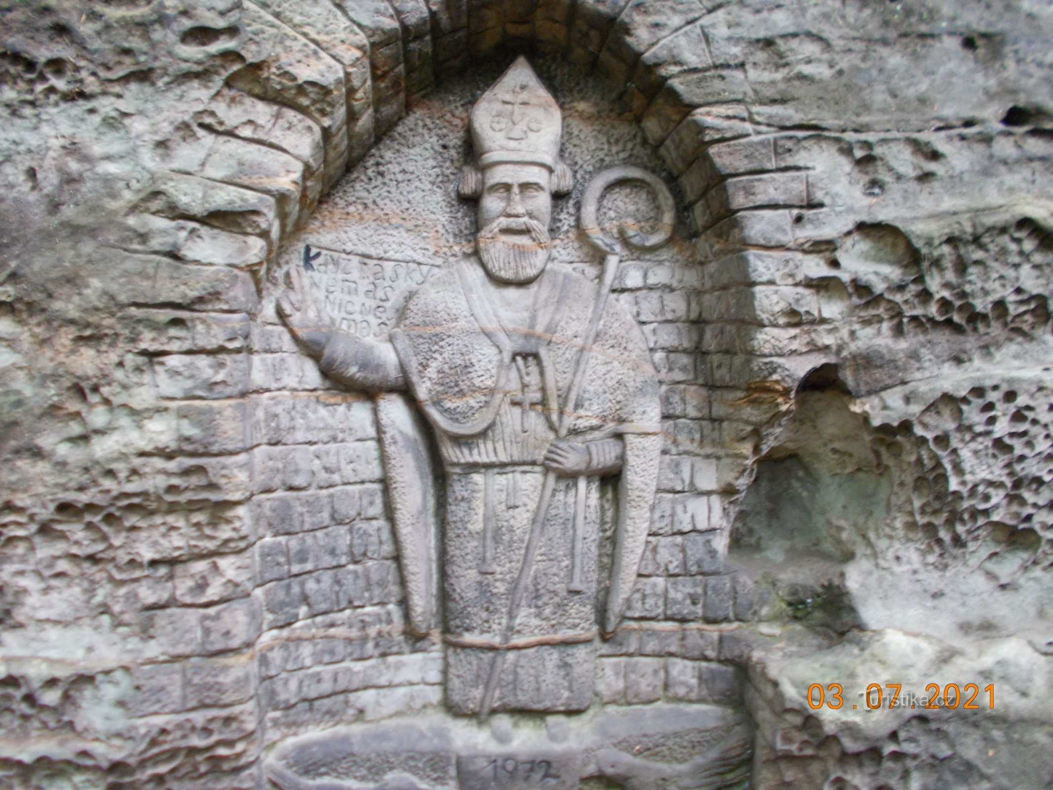 Skalní reliéfy Vojtěch Kopice