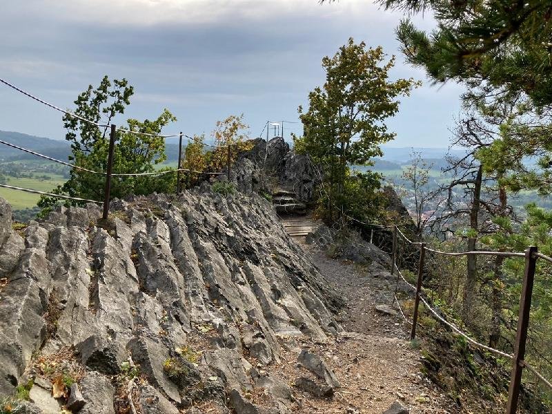 skalní vyhlídka Jehla