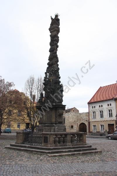 sloup Nejsvětější Trojice/sv. Floriána