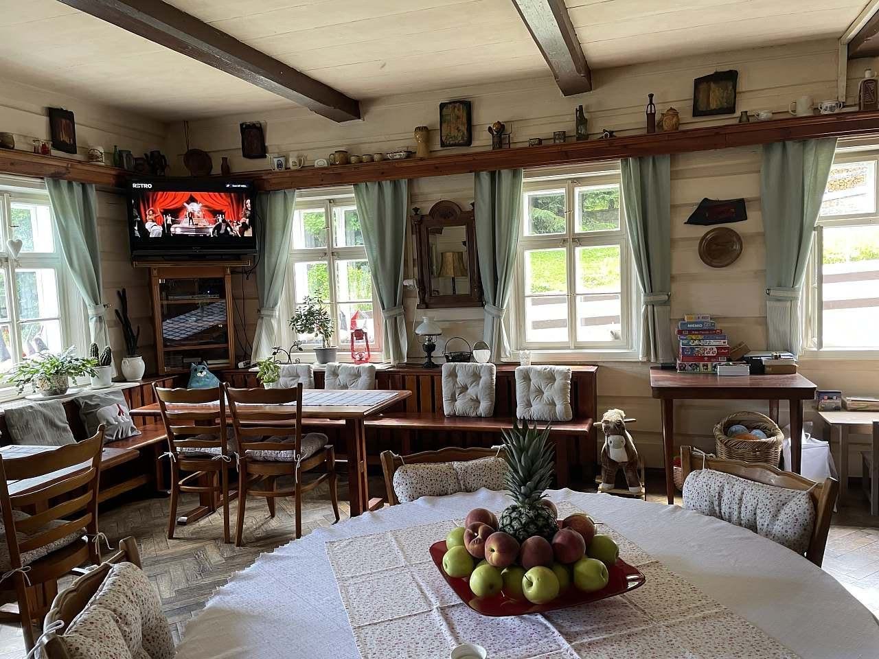 Sněhurka obývací pokoj
