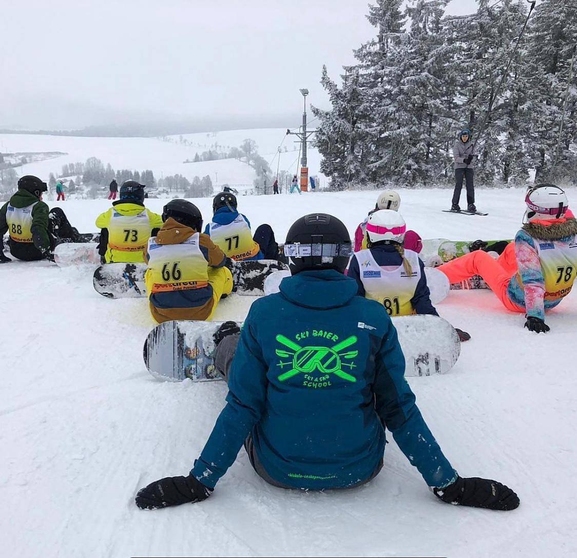 Snowboardová škola v Českých Petrovicích