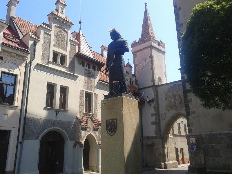 socha Přemysla Otakara II.