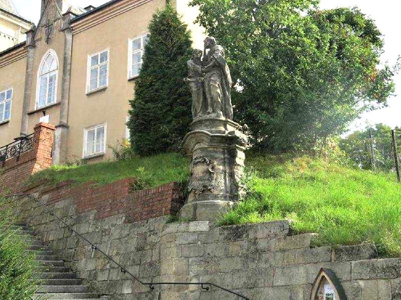 sousoší Loučení Krista s Pannou Marií