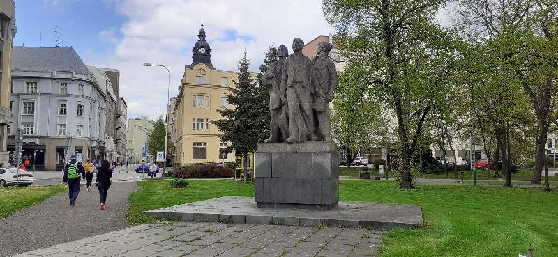 sousoší Stávka na jámě Trojice