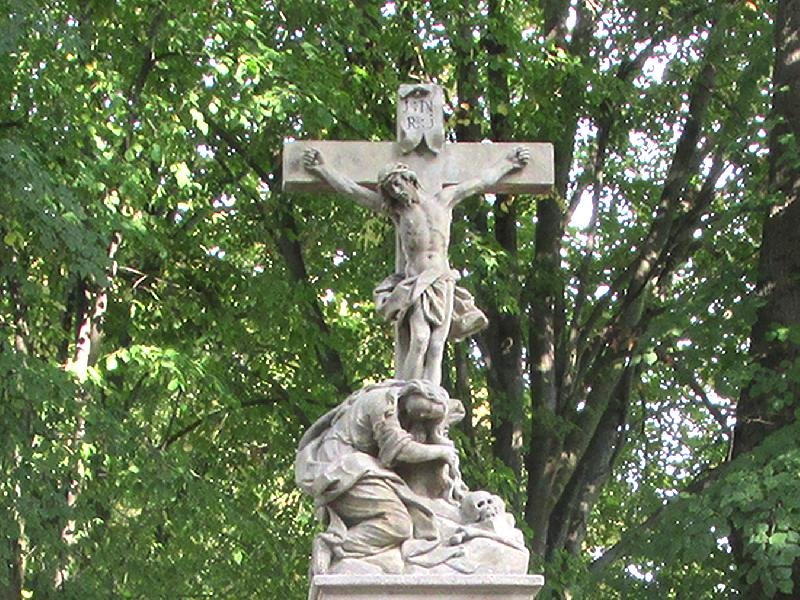 sousoší Ukřižovaného Krista se sv. Máří Magdalenou