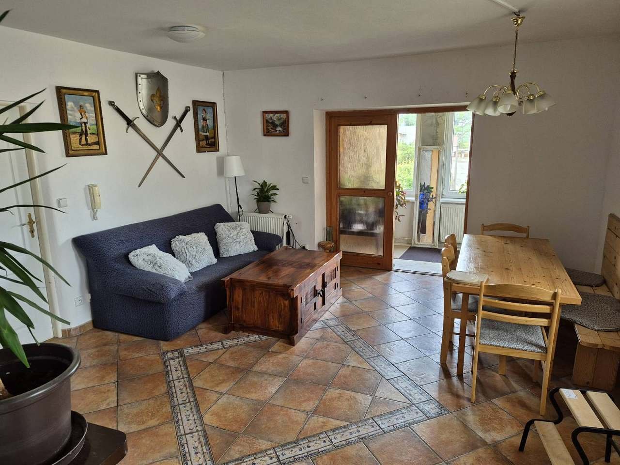 srdce apartmánu společenská místnost
