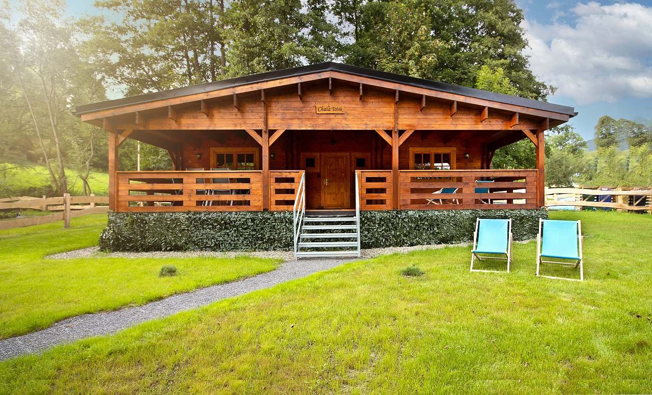 Sruby u potoka ubytování Malá Morava