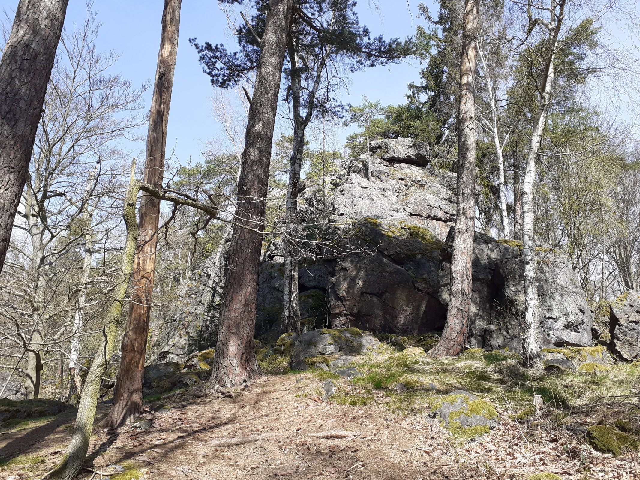 Světovina a Čertova skála u Zbiroha