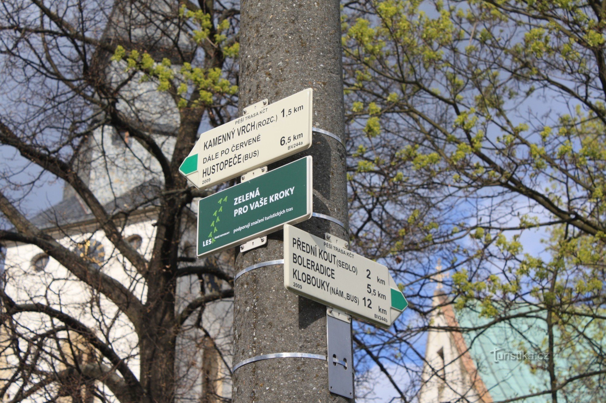 Turistické rozcestí Kurdějov