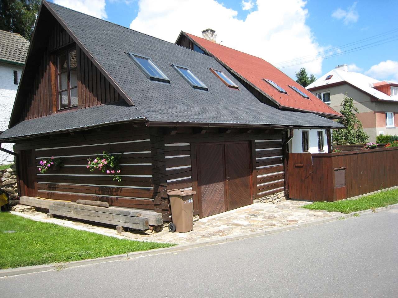 Venkovní pohled, léto