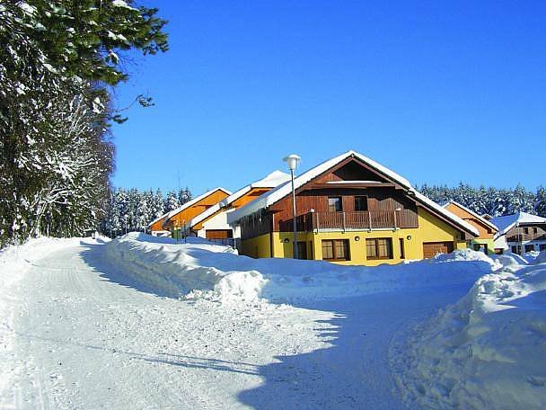 Villa park Lipno zima.
