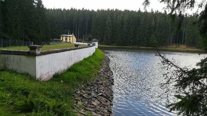 vodní nádrž Mariánské Lázně