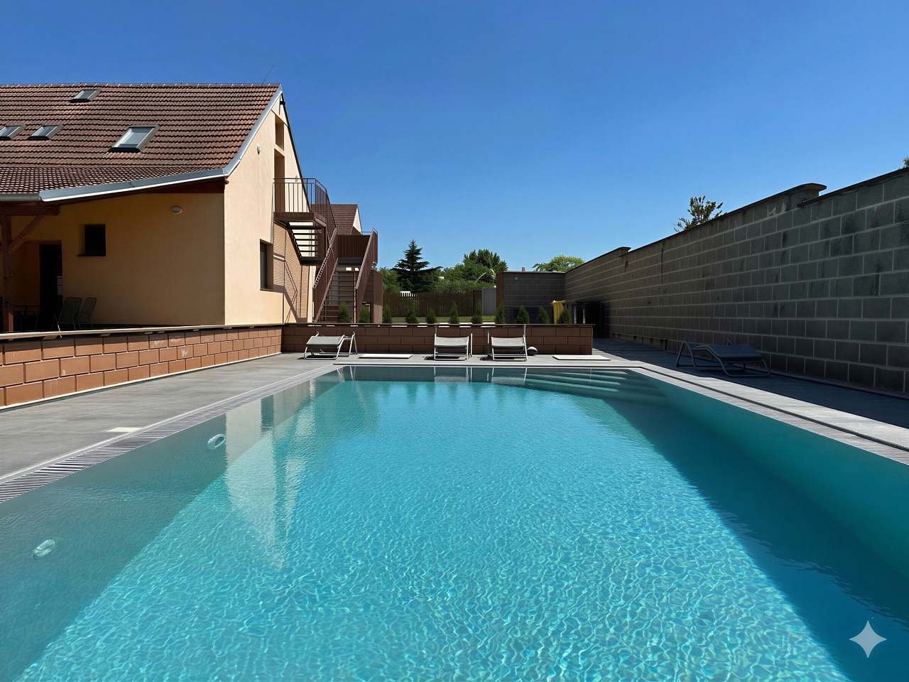 Vyhřívaný bazén Apartmány Trödler