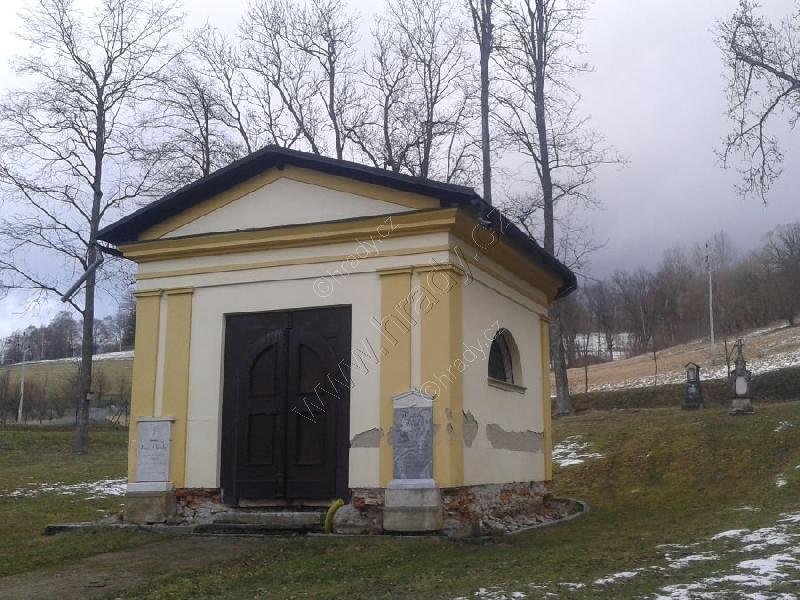 zaniklý hřbitov s kaplí