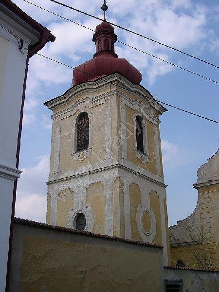 zvonice u kostela Obrácení sv. Pavla
