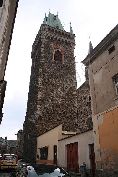 zvonice u kostela sv. Bartoloměje
