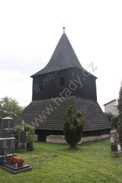 zvonice u kostela sv. Kateřiny