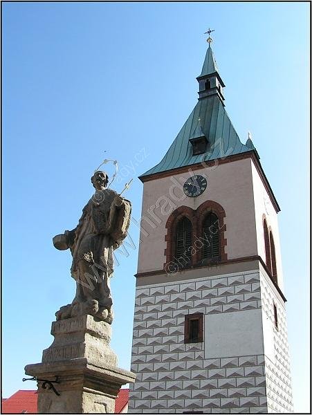 zvonice u kostela sv. Štěpána